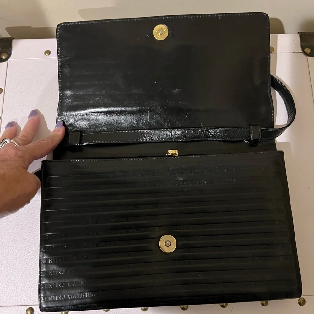 Valentino Vintage Black Crossbody